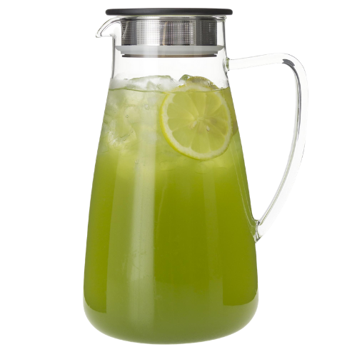 Flask Glass Iced Tea Jug 64oz.